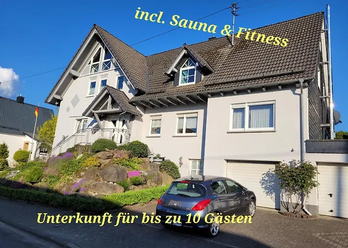 Ferienwohnung Fitness Entspannung Sauna im Westerwald